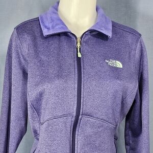 The North Face Agave Violet Turquoise Purple Softsheel Fleece-Lined Jacket Large